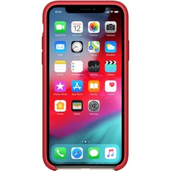 Apple Silicone Case for iPhone XS Max (красный)