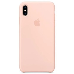 Apple Silicone Case for iPhone XS Max (розовый)