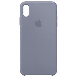 Apple Silicone Case for iPhone XS Max (серый)