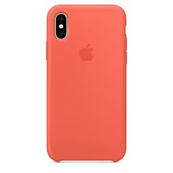 Apple Silicone Case for iPhone X/XS (оранжевый)