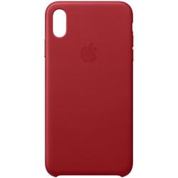 Apple Leather Case for iPhone XS Max (красный)