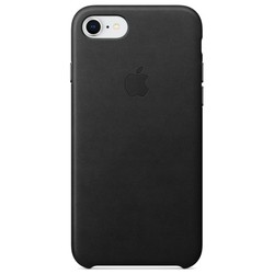 Apple Leather Case for iPhone 7/8 (черный)
