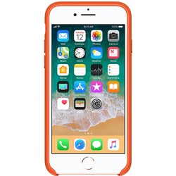 Apple Leather Case for iPhone 7/8 (оранжевый)