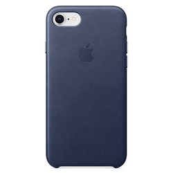 Apple Leather Case for iPhone 7/8 (синий)