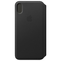Apple Leather Folio for iPhone XS Max (черный)