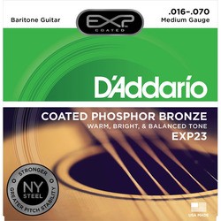 DAddario EXP Coated Phosphor Bronze 16-70