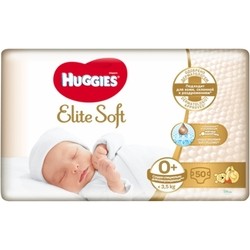 Huggies Elite Soft 0 Plus / 50 pcs