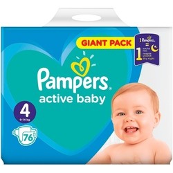 Pampers Active Baby 4 / 76 pcs