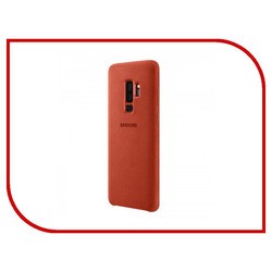 Samsung Alcantara Cover for Galaxy S9 Plus (оранжевый)