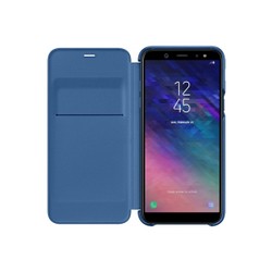 Samsung Wallet Cover for Galaxy A6 (синий)