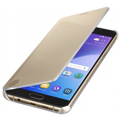 Samsung Clear View Cover for Galaxy A7 (золотистый)
