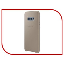 Samsung Leather Cover for Galaxy S10e (бежевый)