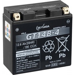 GS Yuasa High Performance AGM (GT, GTZ Series) (GT12B-BS)