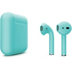 Apple AirPods 2 with Charging Case (бирюзовый)