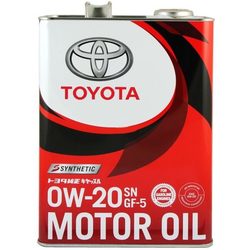 Toyota Motor Oil 0W-20 SN/GF-5 Synthetic 4L