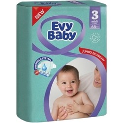 Evy Baby Diapers 3 / 68 pcs