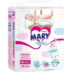 MARY Diapers NB / 60 pcs
