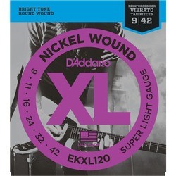 DAddario XL Nickel Wound Reinforced 9-42