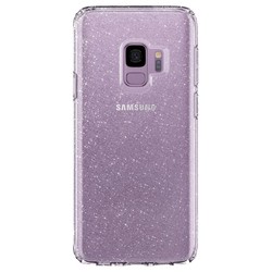 Spigen Liquid Crystal Glitter for Galaxy S9 (серебристый)