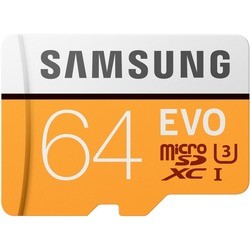 Samsung EVO microSDXC UHS-I U3 64Gb