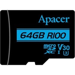 Apacer microSDXC R100 UHS-I U3 Class 10 64Gb