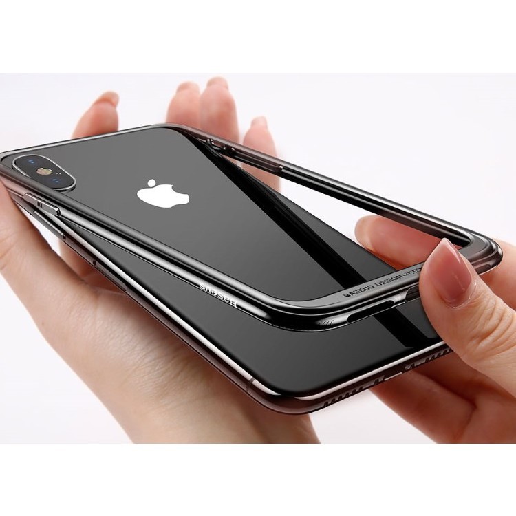 BASEUS Platinum Metal Border Case for iPhone X/Xs