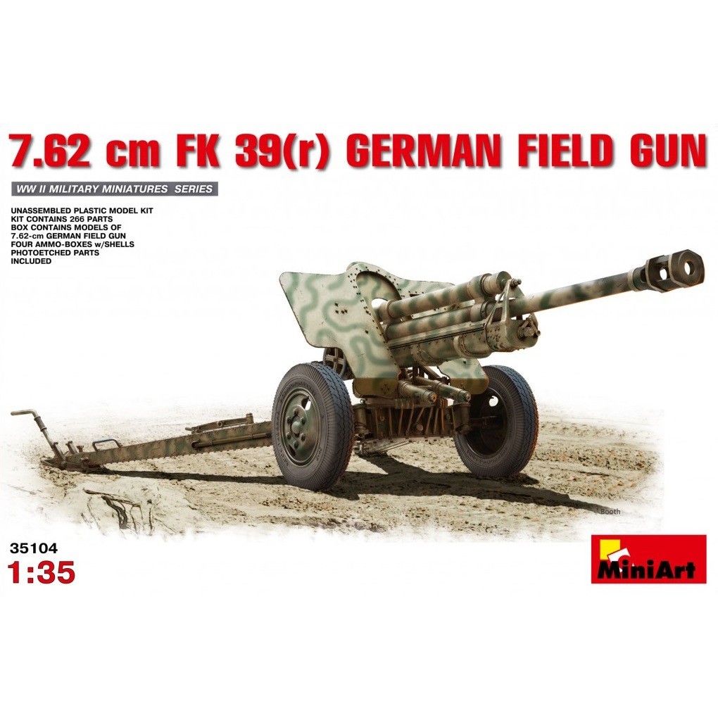 MiniArt 7.62 cm FK 39(r) German Field Gun (1:35)