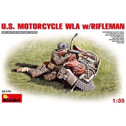 MiniArt U.S. Motorcycle WLA w/Rifleman (1:35)