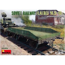 MiniArt Soviet Railway Flatbed 16.5-18T (1:35)