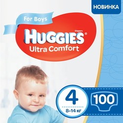 Huggies Ultra Comfort Boy 4 / 100 pcs