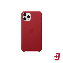 Apple Leather Case for iPhone 11 Pro (красный)