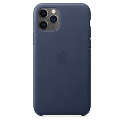 Apple Leather Case for iPhone 11 Pro (синий)