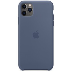 Apple Silicone Case for iPhone 11 Pro Max (синий)