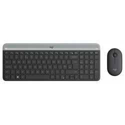 Logitech MK470 Slim Wireless Keyboard and Mouse Combo (черный)