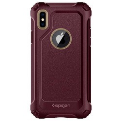 Spigen Pro Guard for iPhone X/Xs (бордовый)