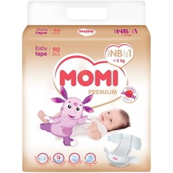 Momi Premium Diapers NB / 90 pcs