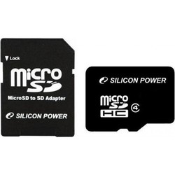 Silicon Power microSDHC Class 4 4Gb