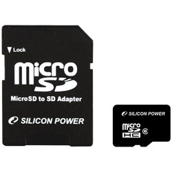 Silicon Power microSDHC Class 6 4Gb