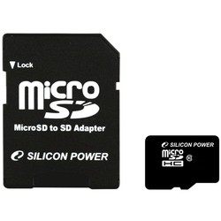 Silicon Power microSDHC Class 10 4Gb