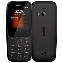Nokia 220 4G Dual sim (черный)