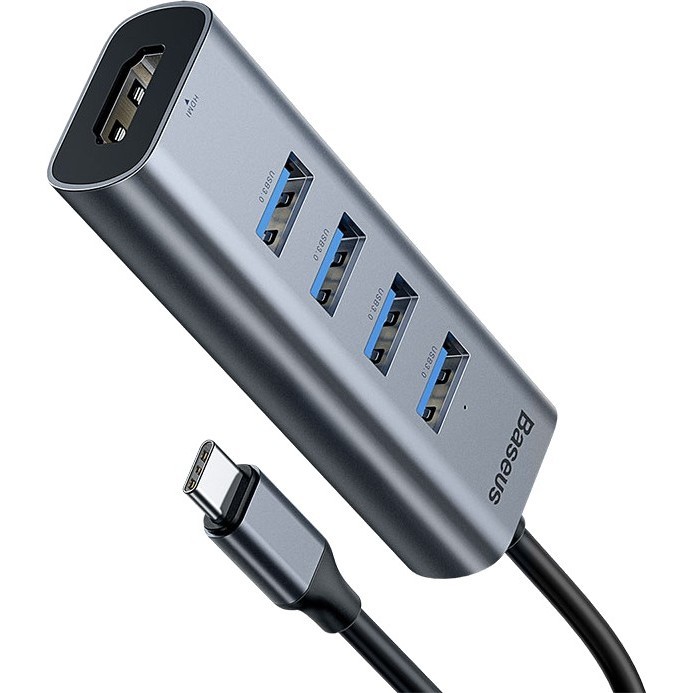 BASEUS Type-C to 4xUSB3.0+HDMI
