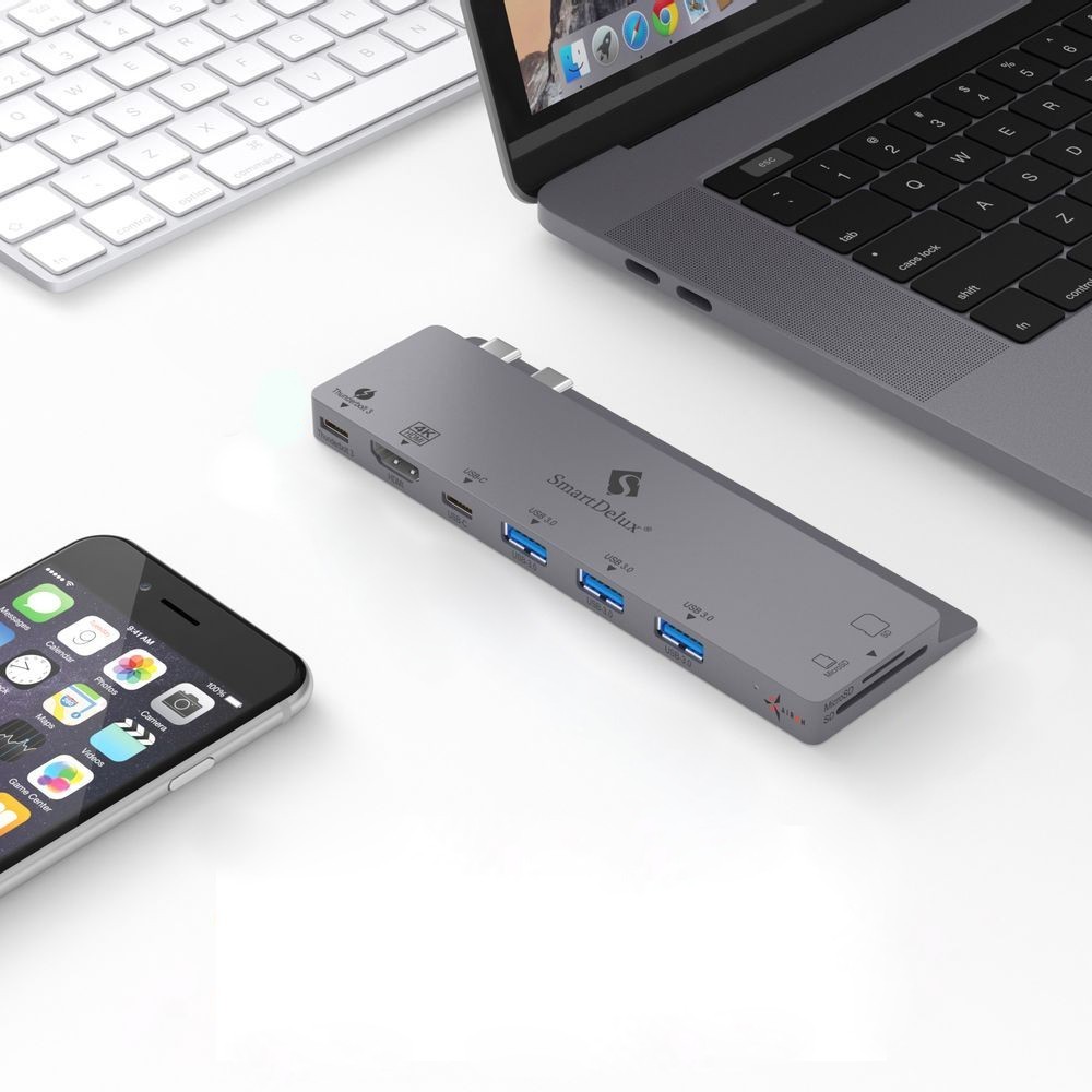 AirOn SmartDelux Thunderbolt Pro 8-IN-1 Multiport