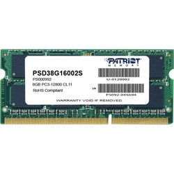 Patriot Signature SO-DIMM DDR3 1x8Gb