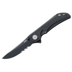 CRKT Seismic Black With Veff Serrations