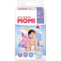 Momi High Standard Diapers M / 62 pcs