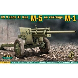 Ace US 3 inch AT Gun M-5 on Carriage M-1 (1:72)