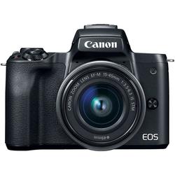 Canon EOS M50 kit 15-45 + 55-200 (черный)