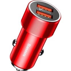 BASEUS Small Screw Dual-USB Quick Charge Car Charger