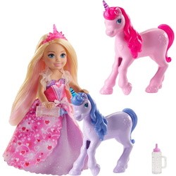 Barbie Princess Doll with Baby Unicorns GJK17