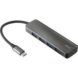 Trust Halyx Aluminium USB-C to 4-Port USB-A